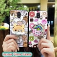 thumbnail image 2 of LYM-Phone Case For Nokia C100, Dirt-resistant TPU Anti-knock Simplicity Skin feel silicone Glitter Phone Lens Protection Cartoon cute Soft Case Waterproof protective Rotatable stand, 2 of 9