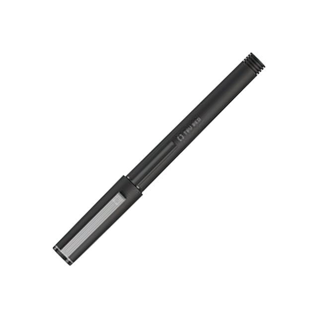 TRU Red Business Essentials - Stylo à Bille Roulante - Noir - 0.5 mm - Fin (Lot de 12)