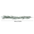 thumbnail image 3 of 1 PC Snow Flocked Norfolk Pine Garlands, 71 Inch Real Touch Winter Pine Garland, Green Artificial Greenery Garland for Table, Mantle, Wall, Indoor, Outdoor Christmas Decorations, 3 of 6