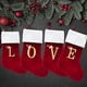 thumbnail image 5 of HOME'S FRIEND Christmas Stockings with Letters, 18 Inch Plush Monogram Christmas Stockings,Name Initial Large Embroidered Stockings,Christmas Tree Dec, 5 of 5