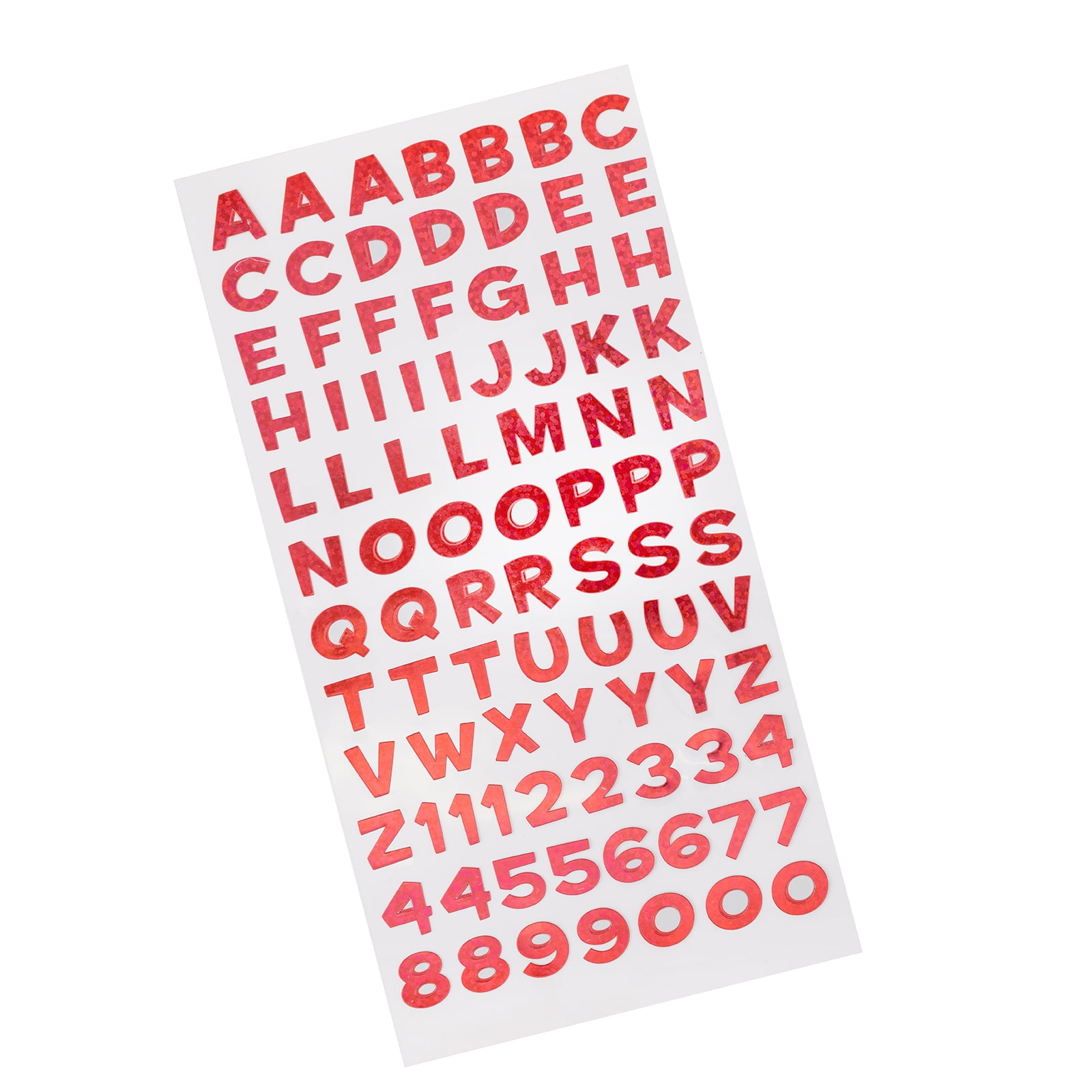Sticko Alphabet Stickers-Red Marker Small – American Crafts
