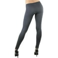 thumbnail image 2 of ToBeInStyle Women's One Size Studded Accent 32" Full Length Leggings, 2 of 3