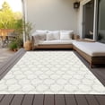 thumbnail image 6 of Addison Rugs Chantille Indoor/Outdoor Transitional Geometric Ivory Washable Rectangle Rug, 2'6" x 3'10", 6 of 6