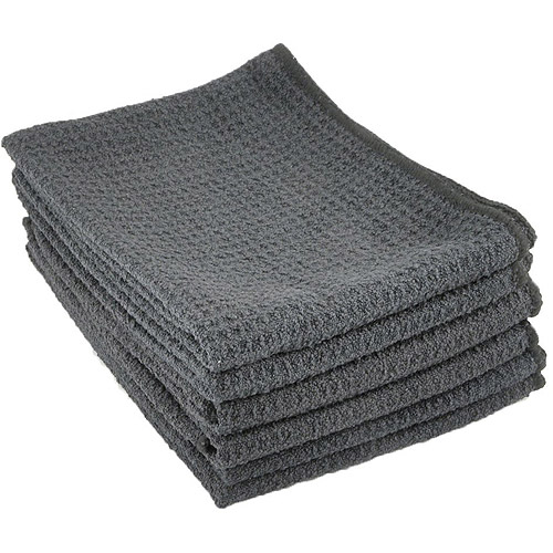 Zwipes Stemware and Bar Towel, Waffle Weave, 12" x 16", 6pk