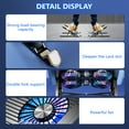 thumbnail image 5 of Gaming Laptop Coolers Laptop Fan Cooling Stand Quiet Cooling Fans for Laptop Height Stand LED Light Laptop Cooling Pad, 5 of 9