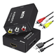 thumbnail image 1 of Adaptador Rca Bloosom  Vga A Hdmi 1080p Convertidor De Audio Y Video Negro, 1 of 4