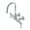 Polished Chrome, variant on Kingston Brass CA1T5 Vintage 3-3/8" Tub Wall Mount Clawfoot Tub Faucet, Oil Rubbed Bronze