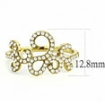 thumbnail image 4 of Rings for Women Gold 316L Stainless Steel DA170 - AAA Grade Cubic Zirconia in Clear, 4 of 5