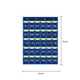 thumbnail image 3 of Gráfico De Bolsillo Numerado Organizador Sobre La Puerta Suministros Para La Escuela En El Hogar Decoración Para El Aula Bolsas De Almacenamiento Para Teléfonos Celulares Titular De La Calculadora Noticed HA024554-02, 3 of 5