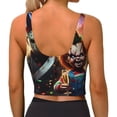 thumbnail image 3 of Lsque Chucky Printed Women'S Sports Bra, Compression, Moisture Wicking, High-Impact Sports Bra For Women,Supportive sports bra-X-Large, 3 of 9