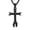 Black, variant on HZMAN Cross Necklace for Men Stainless Steel Bible Verse Philippians 4:13 I CAN DO ALL THINGS Wrench Cross Pendant Necklace (Silver)