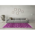 thumbnail image 3 of Ahgly Company Indoor Square Persian Pink Traditional Area Rugs, 6' Square, 3 of 4