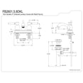 thumbnail image 3 of Kingston Brass FB2608DKL 4 in. Centerset Bathroom Faucet, Brushed Nickel, 3 of 3
