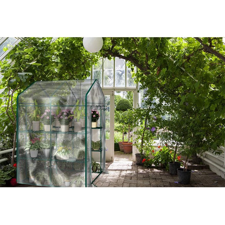 ZXNYH HC-4202 Walk-In Greenhouse- Indoor Outdoor with 8 Sturdy