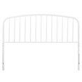 thumbnail image 2 of Modway Nova Modern Farmhouse Metal Queen Headboard in White, 2 of 5
