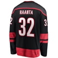 thumbnail image 3 of Men's Fanatics Antti Raanta Black Carolina Hurricanes Home Breakaway Player Jersey, 3 of 3