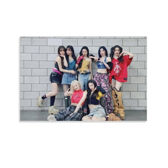 Babymonster Drip Out Now 1St Full Album Behind Cover Canvas Art Poster And Wall Art Picture Print Modern Family Bedroom Decor Posters