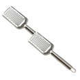 thumbnail image 1 of Oleegame 2 Pcs Rouleau de Papier d'Aluminium Râpe de Cuisine en Acier Inoxydable pour Fromage, Table à Manger & Bar Argent, 1 of 5
