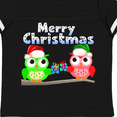 thumbnail image 4 of Inktastic Merry Christmas Owls Boys or Girls Toddler T-Shirt, 4 of 5