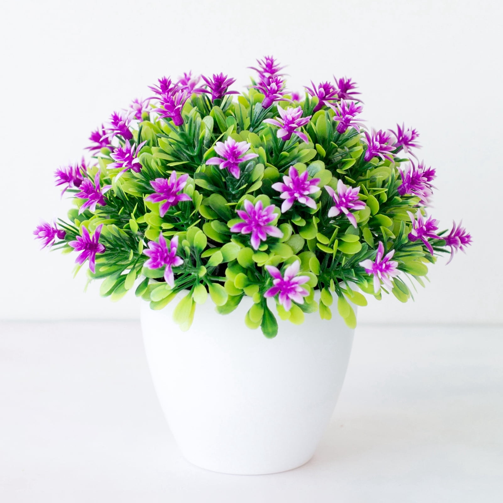 D-GROEE Artificial Flower for Outdoors Decoration Simulation Plants Potted Fake Flowers for House Porch Wedding Windows Decoration