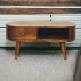 thumbnail image 3 of Artisan Furniture Solid Wood Mini Chesnut Wave Coffee Table, 3 of 7