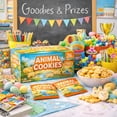 thumbnail image 6 of Animal Crackers Cookies 36 Individually Wrapped Snack Bulk Pack 2 oz Each Bags Kids Lunch Boxes Grab Go After School Treat Party Office Pantry Favorite, 6 of 7