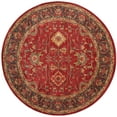 thumbnail image 2 of SAFAVIEH Mahal Bentley Oriental Area Rug, Red/Navy, 6'7" x 6'7" Round, 2 of 7