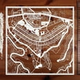 thumbnail image 2 of O3 Design Studio Bras?lia Paper Cut Map by White 12x12 inches Paper Art, 2 of 5