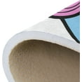 thumbnail image 6 of Dreamtimes Unicorn with Rainbow Clouds Lightweight Carpet Mats, 5'3" x 4' Area Soft Rugs, Floor Mat Rug Home Decoration for Kids Room Living Room, 63"x 48", 6 of 6