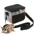 thumbnail image 5 of Draagbare Hamster Carrier Pouch Schoudertas met Verwijderbare Mat Cavia Reistas Gray, 5 of 8