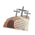 thumbnail image 4 of Tumba vacía Escena de Pascua Ornament Wood Holiday Estante rústico Oficina en el hogar Escena de resurrección religiosa para bandeja escalonada, 4 of 9