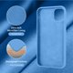 thumbnail image 5 of Funda de silicona ultradelgada para iPhone 11, resistente a golpes, con forro de microfibra suave antiarañazos, 6,1 pulgadas, color azul., 5 of 8