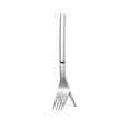 thumbnail image 1 of Rebanador de tenedor Rebanador de sandía de acero inoxidable Tenedor Herramienta de servicio de postre de comida Suministros de cocina Scienceny HA006582-00, 1 of 6