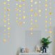 thumbnail image 1 of Decoraciones para fiestas Círculos de estrellas, pancartas de guirnaldas de papel con puntos, decoraciones de estrellas centelleantes colgantes de metal, 1 of 5