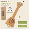 thumbnail image 4 of Wooden BBQ Grill Scraper – Beech Wood Griddle Cleaner for Traeger and Other Grills, No Metal Bristles, Safe and Durable Grill Cleaning Tool with Grooved Edge, 4 of 5