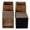 Retro Brown-5 Inch-Elevate Height 4 Inch, variant on Black 4 Inch-Elevate Height 3 Inch Furniture Risers, 4 Pack