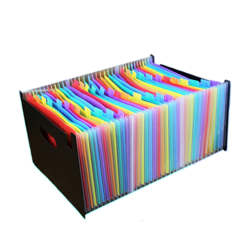 Portable Multipocket Expandable File Folder Vertical File Organizer