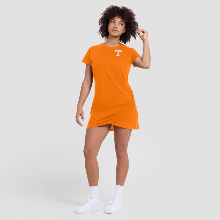 Women's Fanatics Tennessee Orange Tennessee Volunteers Ruched Drape T-Shirt Dress - Walmart.com Women's Fanatics Tennessee Orange Tennessee Volunteers Ruched Drape T-Shirt Dress - Walmart.com