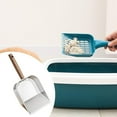 thumbnail image 6 of CarpNettore Cat Litter Made of Stainless Steel with Wooden Handle for Most Cat Litter Boxes Solid, 6 of 9
