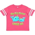 thumbnail image 3 of Inktastic My Sister loves me- cute narwhal Boys or Girls Toddler T-Shirt, 3 of 5