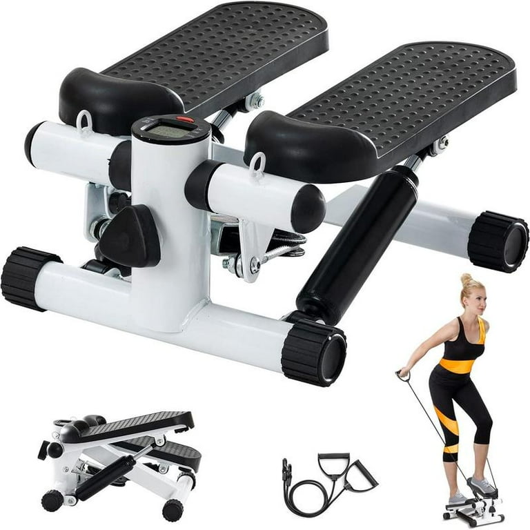 LIDNGLN Compact Sunny Health Fitness Mini Stepper for Low Impact Cardio Workout Portable Stair Step Exercise Equipment with Digital Monitor Walmart