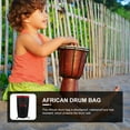 thumbnail image 4 of Oxford Cloth Waterproof African Drum Bag Music Instrument Storage Pouch, 4 of 9