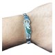thumbnail image 3 of JOYARIS Pulsera Cubana Esclava San Judas Zirconias Plata 925 6 Mm Talla Largo / Ancho 20.5 cm x 6 mm PT-0000964, 3 of 4