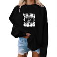 thumbnail image 2 of Gibobby Sudadera oversize mujer Sudadera Deportiva con Capucha Sudadera para Mujer(Negro,G), 2 of 4