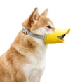 thumbnail image 3 of Bill Shaped Dog Muzzle Breathable Lightweight Pet Mouth Cover Adjustable Anti Biting Barking Scavenging Puppy Mouth Guard for Small Breeds Teddy Outdoor Walking Training S, 3 of 8