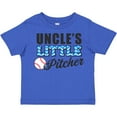 thumbnail image 3 of Inktastic Baseball Uncles Little Pitcher Boys Toddler T-Shirt, 3 of 5