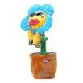 thumbnail image 5 of Singing And Dancing Green Sun Flower Toy Simulation Sunflower Dancing Playing Saxophone Bluetooth Mu, 5 of 5