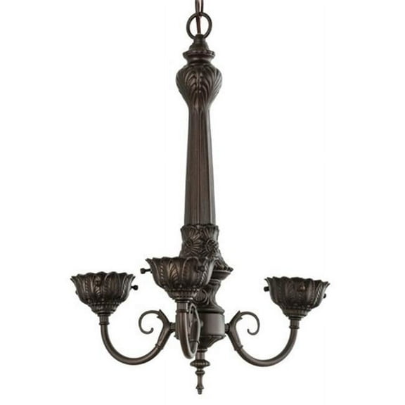 Meyda Tiffany 158699 14 Inch W Mahogany Bronze 3 Lt Chandelier Hardware   Mahogany Bronze Finish