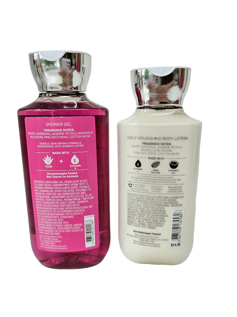 Bath and Body Works Hello Beautiful Set of 2 Shower Gel and Body Lotion