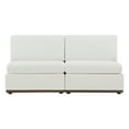thumbnail image 2 of CHITA Sectional Couches Modular Sofa for Living Room, 2 Armless chair in Cream White, 2 of 5